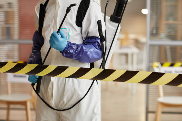 Professional Sewage Cleanup technician working in Jamestown, KY
